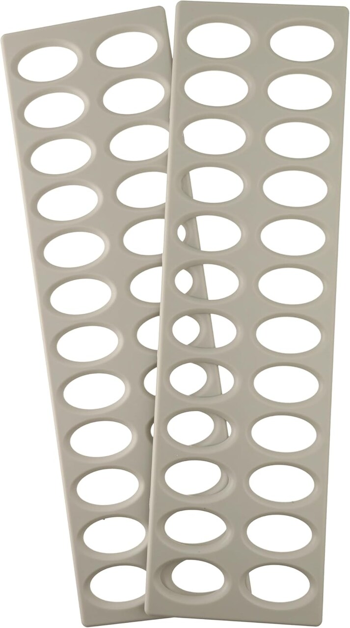 The Beadsmith Seed Bead Project Sorter – Basic Elements – 24 Holes – 11” x 3.13” x .12” – 2 Trays Per Pack – Use with Bead Mats to Create Compartments to Keep Seed Beads Organized